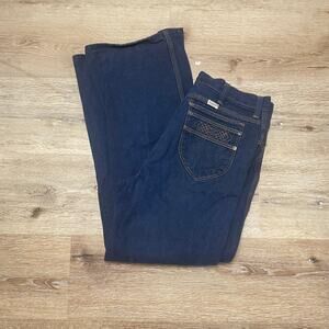 Vintage 70's Wrangler Wide Leg Western Bogo Jeans Women's 30